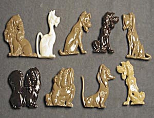 Vintage  Lady and the Tramp Plastic Premiums (Image1)