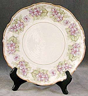 Vintage Limoges Violet Plate (Image1)