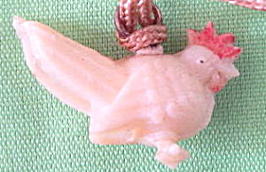 Vintage Celluloid Hen Charm (Image1)