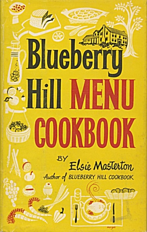 Vintage 1963 Blueberry Hill Menu Cookbook&#160;