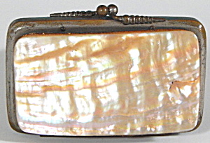 Antique Mother Of Pearl Coin Purse