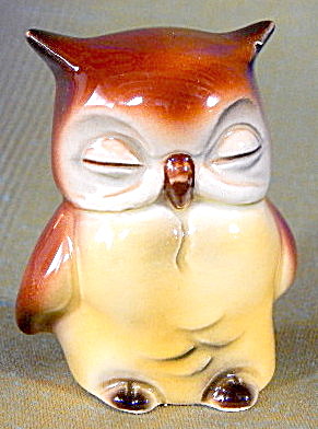 Vintage Small Sleeping Goebel Owl (Image1)