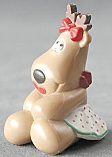 Hallmark Merry Miniature: Rhonda Reindeer Sitting