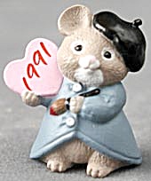 Hallmark Merry Miniature Artist Mouse