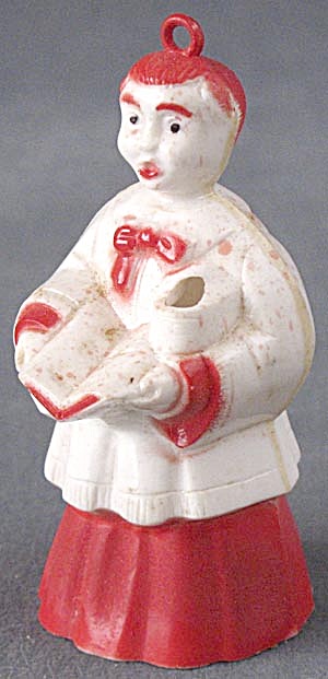  Vintage Plastic Choir Boy Candy Container (Image1)