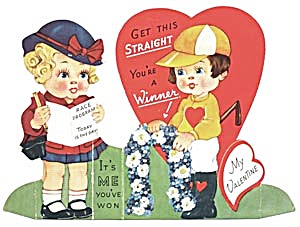 Vintage Valentine: Jockey And Girl
