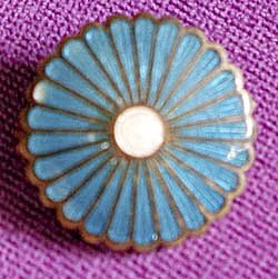 Antique Tiny Enamel Flower Pin (Image1)