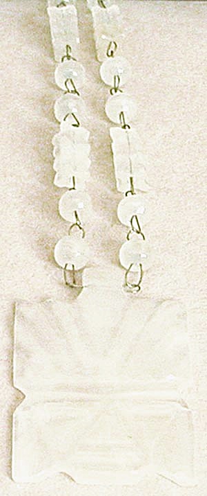 White Onyx Beaded Necklace with Tekkie (Image1)