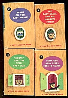Vintage Tiny Golden Books Set Of 4 (Image1)