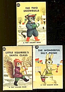 Vintage Tiny Golden Books Set Of 3 (Image1)