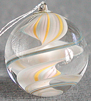 Vintage Glass Marble Christmas Tree Ornament (Image1)