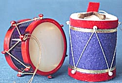 Drum Christmas Ornaments Set of 3 (Image1)