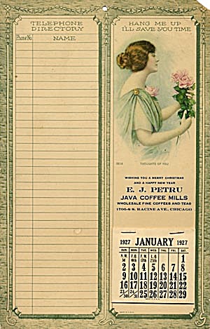 Java Coffee  1927 Calendar (Image1)