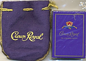 Crown Royal Playing Cards Sealed Box With Bag