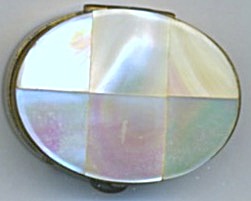 Vintage Mother Of Pearl Pill Box