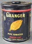 Click here to enlarge image and see more about item ADTIN190: Vintage Granger Tobacco Tin