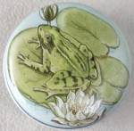 Frog on Lily Pad Tin