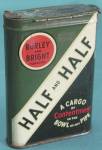 Click here to enlarge image and see more about item ADTIN97: Vintage Half & Half Tobacco Tin