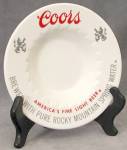 Vintage Coors Beer Pottery Ashtray