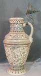 Click to view larger image of Extra Large Pottery Stein With Pewter Lid (Image2)
