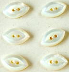 Vintage Mother of Pearl Oval Buttons