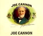 Click here to enlarge image and see more about item CB2: Cigar Box Label Joe Cannon