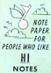 Cracker Jack Toy Prize: Note Paper People Like Hi Notes