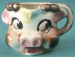 Click to view larger image of Vintage Miniature Cow Head Creamer (Image1)