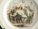 Click to view larger image of Vintage Wood & Sons Dickens Plates Different Scenes (Image1)