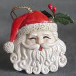 Click to view larger image of Resin Santa & Santa Head Christmas Ornament (Image2)