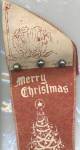 Vintage Stenciled Christmas Stocking