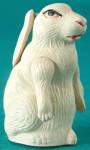 Click to view larger image of Vintage Celluloid Bunny Movable Rattle  (Image3)