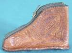Click to view larger image of Vintage Leather Shoe Shaped Coin Purse (Image2)