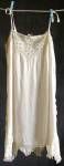 Click here to enlarge image and see more about item CWVL28: Vintage Ivory Silk Night Gown