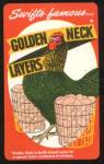 Swift's Golden Neck Layers Celluloid Calendar