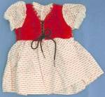 Vintage Red Velvet Satin Dress