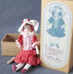 Vintage Miniature Wooden Jointed Handcrafted Doll
