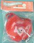 Click to view larger image of Vintage Red Vinyl Doll Purse in Original Package (Image1)