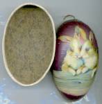  Vintage Paper Mache Easter Bunny Egg Candy Container