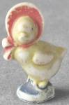 Vintage Tiny Bisque Chick Figurine