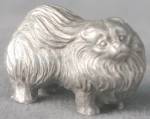 Click here to enlarge image and see more about item FDP60: Rawcliffe Pewter Pekingese / Pekinese