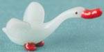 Vintage Occupied Japan Glass Goose Figurine