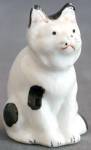 Click here to enlarge image and see more about item FIGC16: Vintage Occupied Japan Black and White Cat Figurine