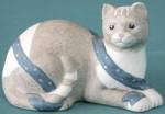 Click here to enlarge image and see more about item FIGC18: Mary Lake Thompson for Silvestri Gray & White Cat