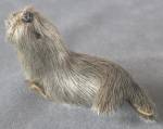 Click to view larger image of Vintage Handmade Adult Seal Fur Figure (Image1)