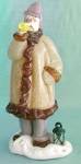 Click here to enlarge image and see more about item FVPEO46: The Town Crier Chezch Glass Figurine