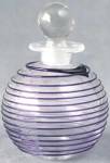 Vintage Cobalt Swirl Perfume Bottle