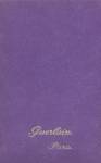 Vintage Guerlain Paris Purple Velvet Box 