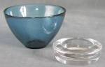 Click to view larger image of Orrefors Bowl on Glass Pedestal (Image2)