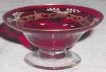 Click to view larger image of Vintage Ruby Red Enamel Dish (Image2)